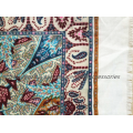 Lenço de seda de lenço de poliéster lenço quadrado colorido